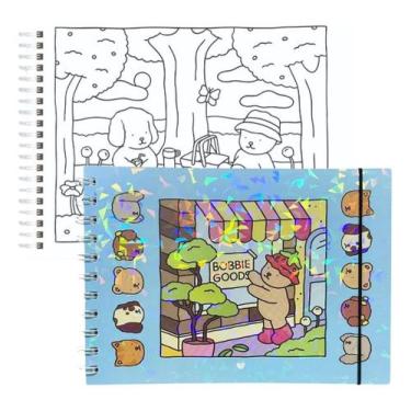 Imagem de Livro De Colorir Pintar Bobbie Capivara Capa Dura 50 Páginas - Bobbie 