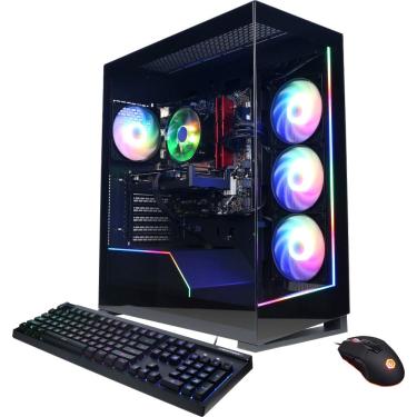 Imagem de CyberPowerPC - Gamer Master Gaming Desktop - AMD Ryzen 7 5700 - 16GB de memória - NVIDIA GeForce RTX 4060 Ti 8GB - SSD de 2TB - Preto-GMA5400BSTV11