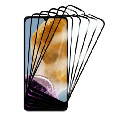 Imagem de Película de Vidro 3D Compatível Samsung Galaxy M15 6.5 Polegadas, Kit com 5 Unidades, Proteção Total da Tela