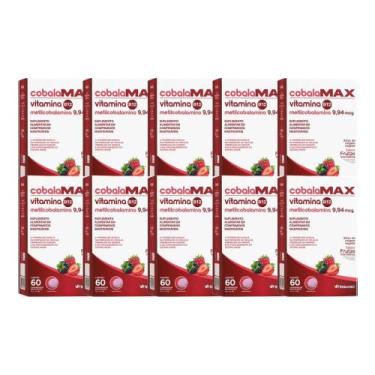 Imagem de Kit 10x Vitamina B12 Metilcobalamina 60 cpr - HERBAMED