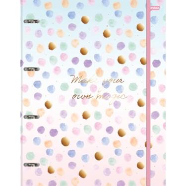 Imagem de Caderno Argolado Univ CD 80 Fls La Creme Make FSC - Jandaia