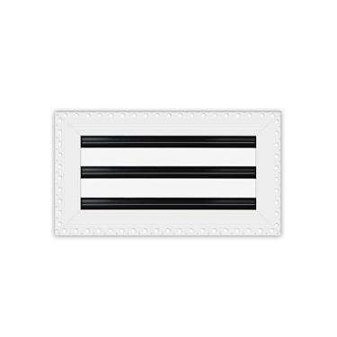 Imagem de BUILDMART - Tampa de ventilação de ar 12x6 MUD-in - Lama de drywall em saída de ar branca - Difusor de slot linear MUD - Grade de registro para teto e paredes - Texas Buildmart