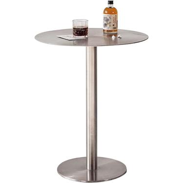 Imagem de Mesa De Bar 40cm/50cm Mesa De Pub Bistrô Ao Ar Livre, Base De Metal De Forma Redonda Incluída, Mesa De Coquetel à Prova D'Água, Para Sala De Estar, Cafeteria, Varanda E Pát, One Color, 40x40x105cm