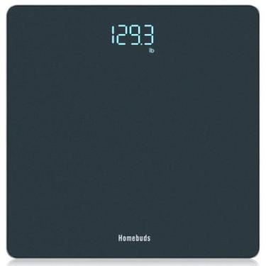 Imagem de Balança de banheiro HomeBuds Homebuds Digital 180 kg LED azul