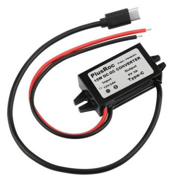 Imagem de Módulo DC-DC Step Down conversor impermeável de 12V/24V para 5V - Plus