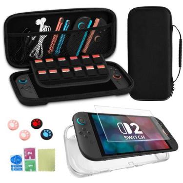 Imagem de Estojo de transporte Nintendo Switch 2 Hard Shell + Acessórios - pocoj