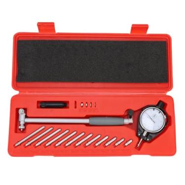 Imagem de Cryfokt Dial Indicador Bore Gage, 2 a 6in 0.001 Self Centering Extender Cilindro Tool Kit, Engenharia de Precisão, Caso Portátil Longevidade Aço Plásticos para Mecânica