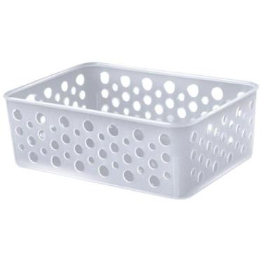 Imagem de Cesto Organizador Rattan Multiuso Armário Gaveta Lavanderia P (19x13) 