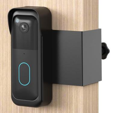 Imagem de Suporte de porta antifurto para campainha de vídeo Blink, suporte de campainha Blink com instalação sem perfuração, kit de campainha para aluguel de casa - fácil de instalar e sem bloqueio de sensor