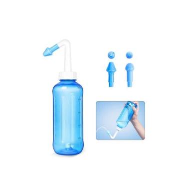 Imagem de Irrigador Higienizador Lavagem Nasal Ducha Garrafa - Higa Shop
