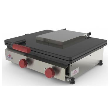 Imagem de Chapa Sanduicheira Simples a Gás Progás Inox com Prensa PR-550GN