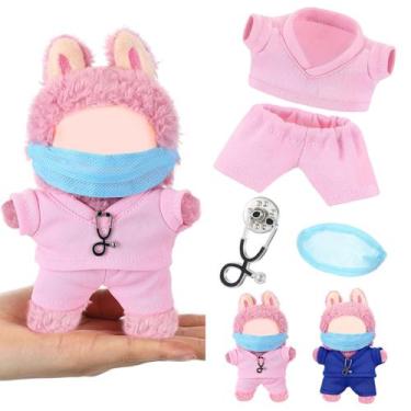 Imagem de Conjunto de roupas de boneca Velmitten Doctor Nurse Scrubs para boneca