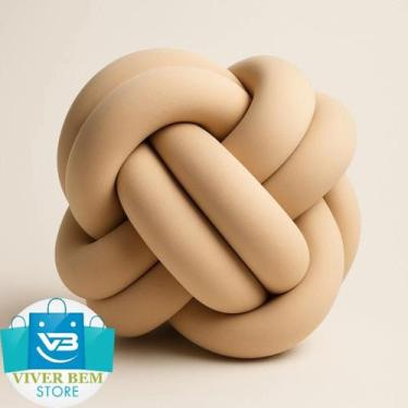 Imagem de Almofada macia no escandinavo nozinho luxo - Viver Bem Estar, AVELÃ