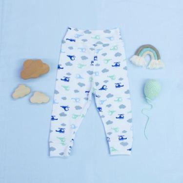 Imagem de Calça Ribana Confortável Bebê Malha Suave para Momentos Especiais Heli