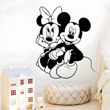 Imagem de Adesivo De Parede Mickey E Minnie Mod08