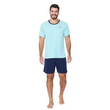 Imagem de Pijama Masculino Curto Poliamida Listrado Vd Pantano - 268013