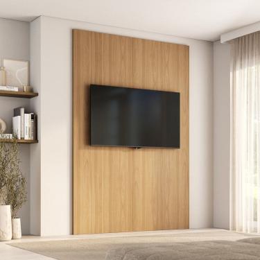 Imagem de Painel para Tv até 65 Polegadas 160x230cm Liso Aruá Cabecasa Madeiramadeira Jatoba
