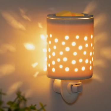 Imagem de Aquecedor elétrico de fusão de cera Bobolyn Ceramic White para casa
