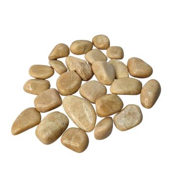 Imagem de Pedra Natural Feldspato Salmão 2 a 4 cm Rolada 500 gramas