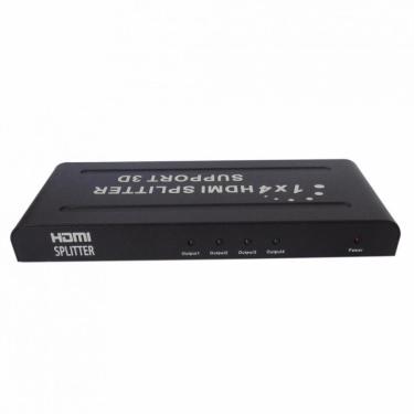 Imagem de Splitter Distribuidor Hdmi 1x4 Divisor Full Hd 1.4 3d 1080p