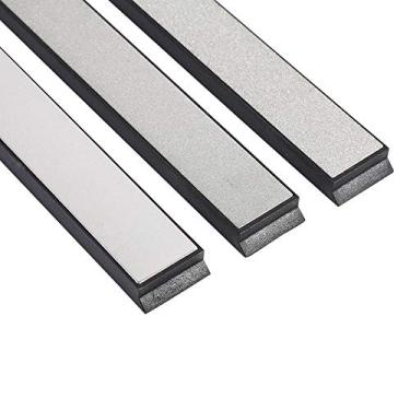 Imagem de Ailgely Ferramenta de Afiação de Diamante, 3 Unidades/pacote 240/600/1000 Grão Pedra de Amolar Com Base, Faca de Cozinha Portátil Tesoura Cortador Apontador