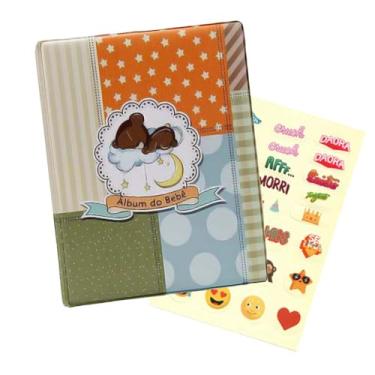Imagem de Album 500 fotos 10x15 Bebe + Diario do Bebe + ADESIVO