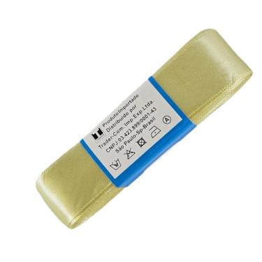 Imagem de TRADER, Fita De Cetim Trader 22mm N°5 Com 10 Metros, Ouro