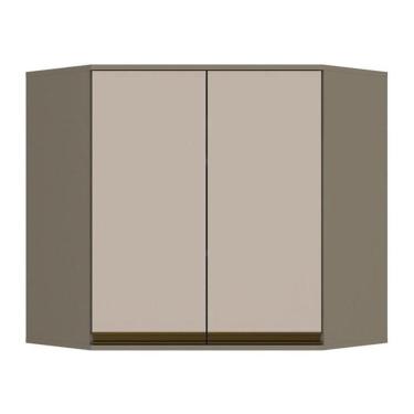 Imagem de Armário Aéreo Canto Oblíquo 83cm Connect Duna-cristal - Móveis Henn Duna-cristal