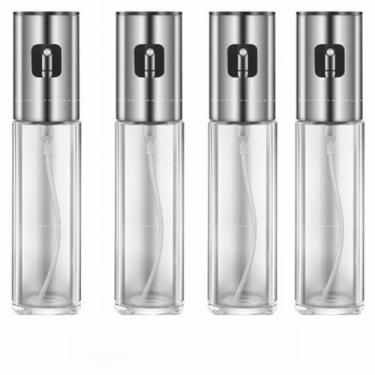 Imagem de Azeite Spray Vinagre de Azeite em Vidro Azeite 100ml(Prateado 4 PÇS)