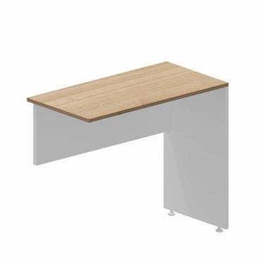 Imagem de Mesa Tampo Auxiliar 90cm X 74cm para Escritório com Pé Lateral em Pain