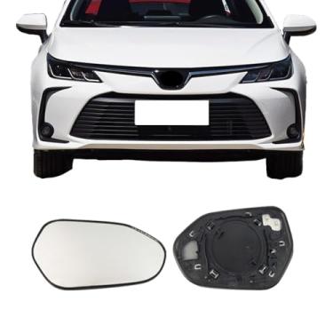 Imagem de Vidro retrovisor lateral do passageiro para TOYOTA Corolla 2020-2024, TOYOTA Camry 2018-2024, vidro retrovisor do lado direito aquecido para Corolla 2020, 2021, 2022, 2023, 2024, 2018, 2019, 2020,