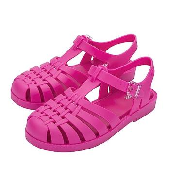 Imagem de Melissa Sandália de pescador unissex para adultos, rosa, 9.5 Women/10 Men