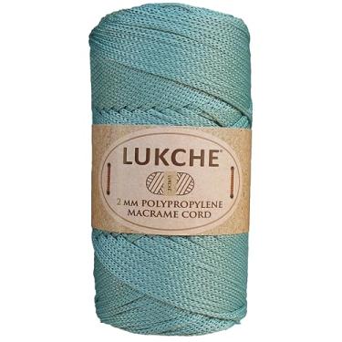 Imagem de Cordão de macramê de poliéster 2 mm x 125 jardas, corda de macramê premium 100% polipropileno, fio colorido, bolsa de macramê de crochê para cabides de parede, bolsas, placas inferiores, tapetes