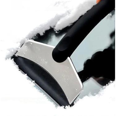 Imagem de Pá de neve para carro - Pá de remoção de neve, raspador de gelo, ferramenta de limpeza de janela