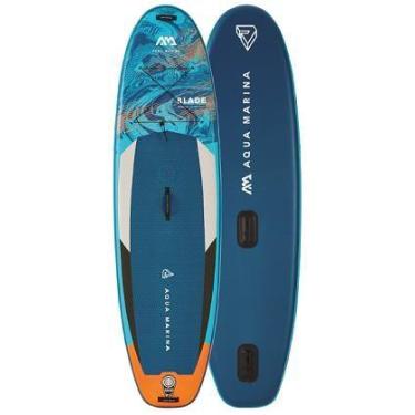 Imagem de Prancha Stand up  Blade Windsurf  - Vela 5 m² Aqua Marina - Com Bomba,