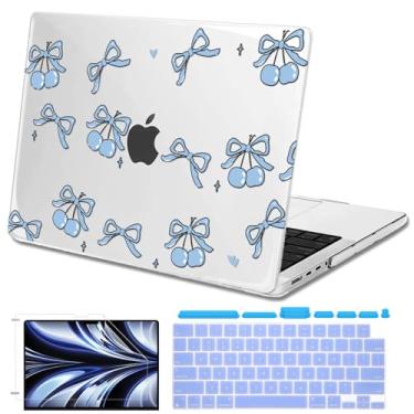 Imagem de Seanai MacBook Pro 14 polegadas 2025 2024 2023 2022 2021 versão M5 A3434 M4 A3112 A3401 A3185 M3 A2918 A2992 M2 A2779 M1 A2444 2, capa dura de plástico Capa, capa de teclado, película de tela, arco