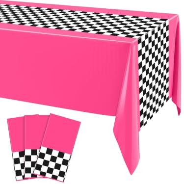 Imagem de Irenare 3 folhas de carro, artigos de festa de aniversário, decoração de festa de corrida, toalha de mesa de corrida para crianças, meninos, tema de carro, lembrancinhas de aniversário, 137 x 272 cm