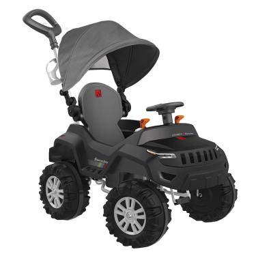 Imagem de Super Banjipe Reclinável com Capota Passeio e Pedal Bandeirante Preto