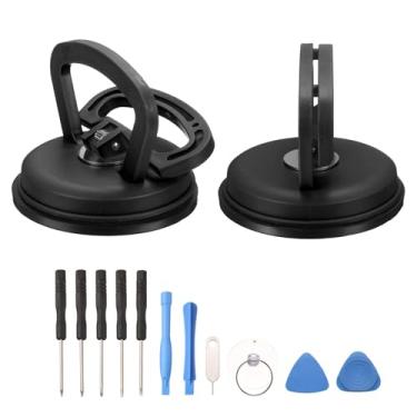 Imagem de PATIKIL Ventosa de tela, ventosa de reparo de tela de 4,5 polegadas espessamento com spudger preto