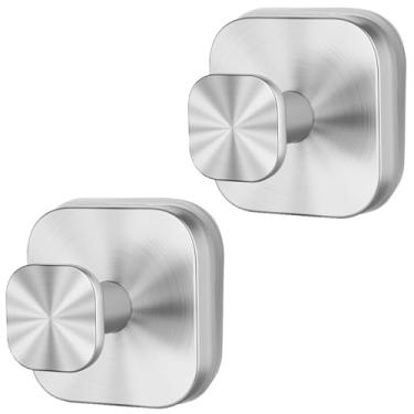 Imagem de Ganchos de ventosa para grinaldas em vidro, 2025 novos ganchos de ventosa sem broca para toalhas de parede de chuveiro, suporte de guirlanda de ventosa para espelhos de janela de porta de vidro (prata