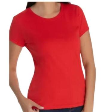 Imagem de Kit 10 Camiseta Dry Fit Feminina  Blusa Feminina  poliéster  Esportes 