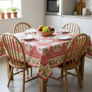 Imagem de Metro toalha de mesa retangular plástica térmica estampada - UZOO