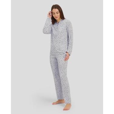 Imagem de Pijama Mescla Poá - Lohe, Cinza, P