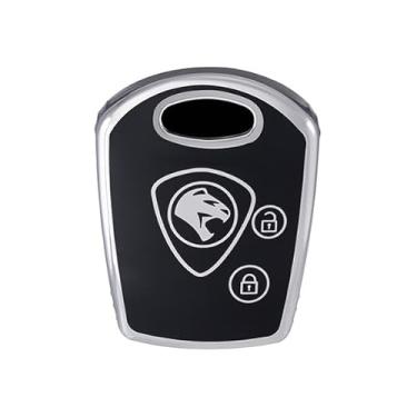 Imagem de Capa de TPU para Proton Wira 415 416 Persona com 2 botões de controle remoto, capa protetora, porta-chaves, acessório automotivo