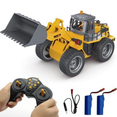 Imagem de Carregador frontal RC Fistone de 9 canais 4WD com luzes para crianças 