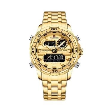 Imagem de Relógio De Pulso Masculino NAVIFORCE NF9234 À Prova d'Água 30m Com Dis