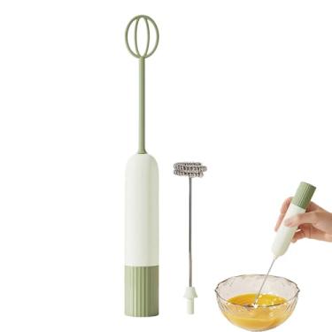 Imagem de Varinha Espumadora | Batedor De Espuma Elétrico Portátil Com Duas Cabeças,Espumador Desmontável para Café,Uso em Bebidas, Chá, Creme, Chocolate, Cozinha e Café