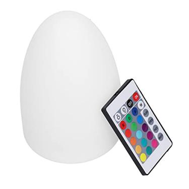 Imagem de Domary Luz Noturna LED Em Forma de Ovo RGBW Controle Remoto Abajur de Mesa 16 Cores para Casa Interna Bar KTV Mesa Jantar