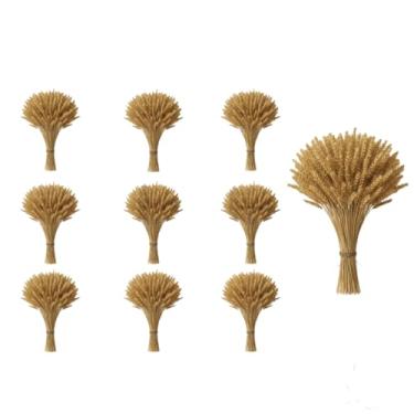 Imagem de 400 Hastes De Trigo Seco Para Decoração Festa Enfeites Artigos Mesa Arranjo Elegante, Wedding Venues & Home Altars, Long-Lasting Beauty Without Care(10 Maços (400 Hastes))