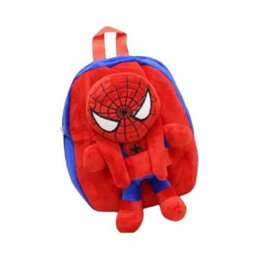 Imagem de Mochila De Pelúcia Do Homem-Aranha Para Crianças, Mini Mochila Fofa Pa